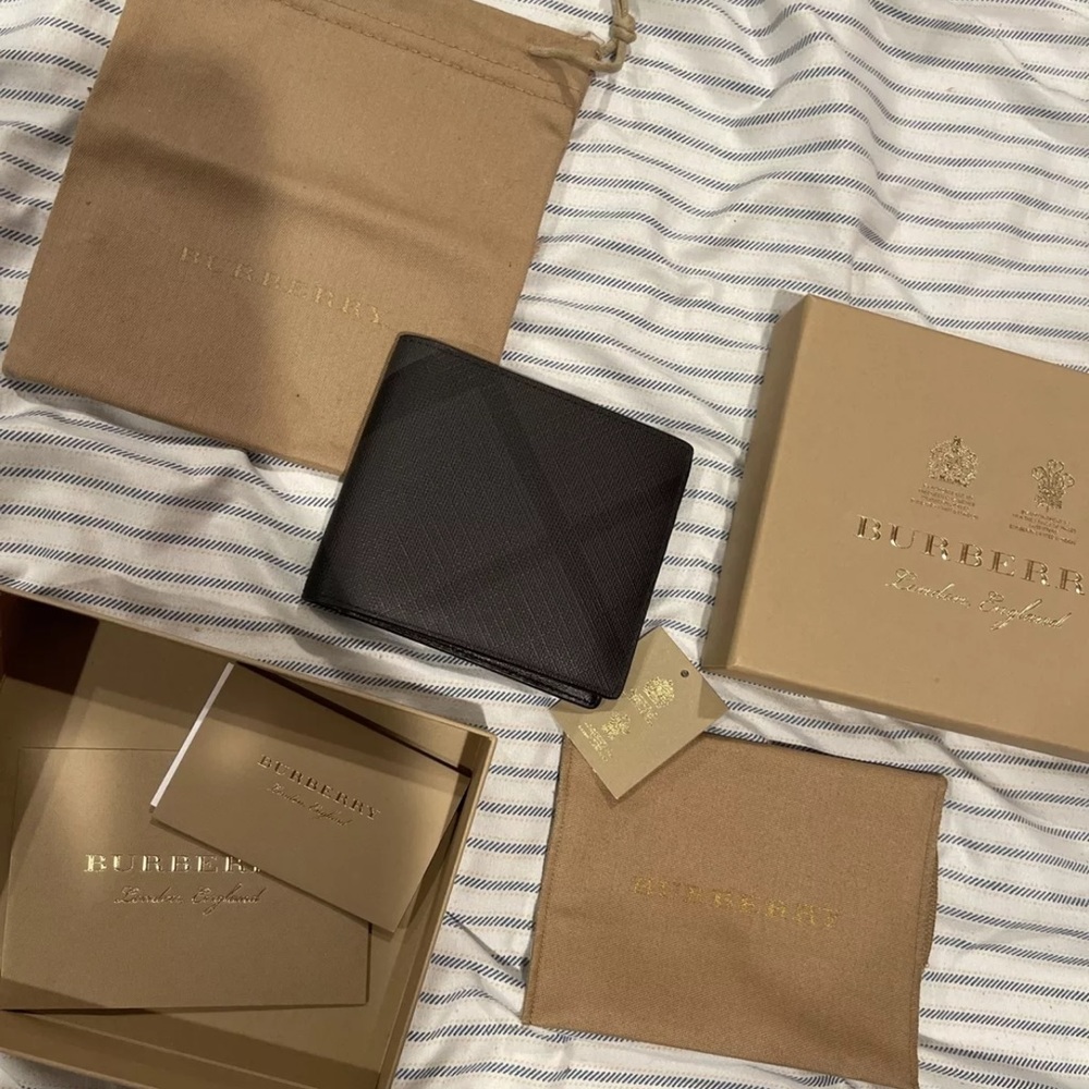 Burberry London Check Bernie Card Case NEW